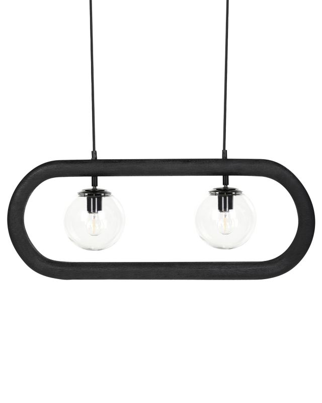 Lampa wisząca Ayensu Czarny 1 szt.