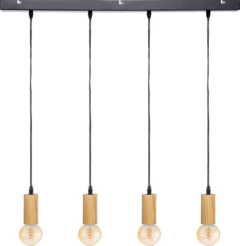 Lampa wisząca Ays Atmosphera czarna 80 cm 1 szt.