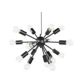 Lampa wisząca Balagas Metal Czarny 1 szt.