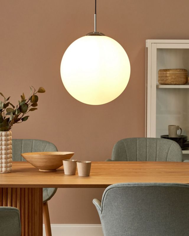 Lampa wisząca Barrow Szkło Biały 1 szt.