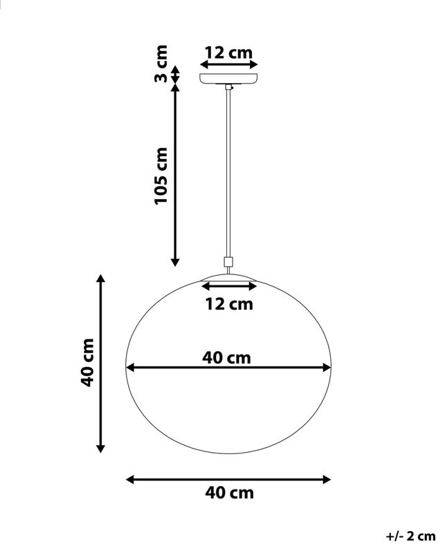 Lampa wisząca Barrow Szkło Biały 1 szt.