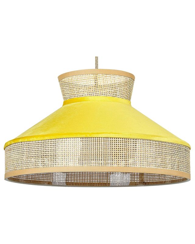 Lampa wisząca Batali Rattan Musztardowy 1 szt.