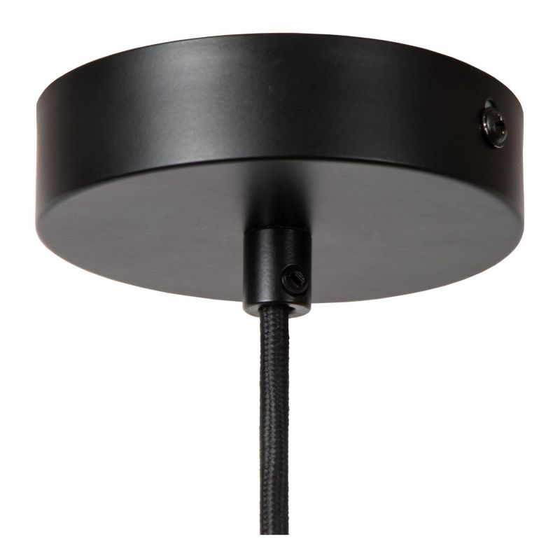 Lampa wisząca bawełniany sznurkowy klosz Lucide JESSICA żółto-pomarańczowa 1xE27x60W IP20 wym:154,5x30x30cm - 1 szt.