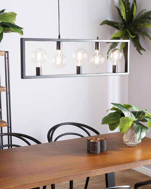 Lampa wisząca Bayas Metal Czarny 1 szt.