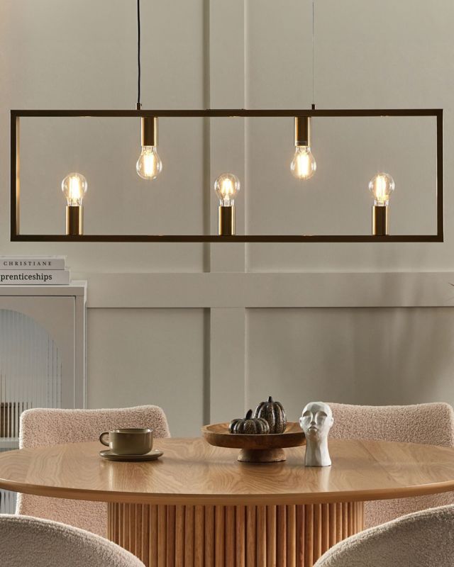Lampa wisząca Bayas Metal Mosiężny 1 szt.