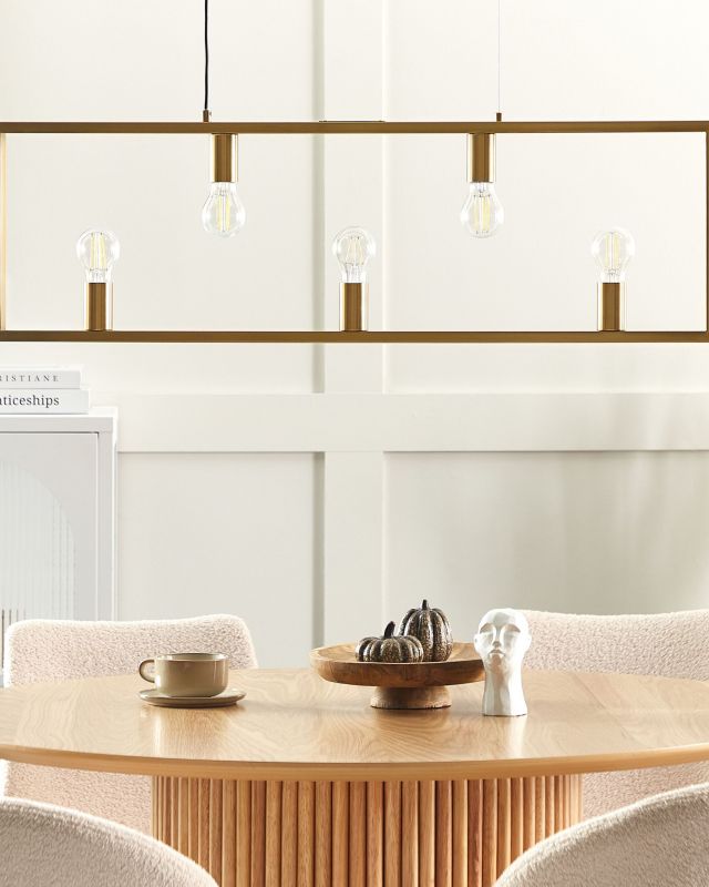 Lampa wisząca Bayas Metal Mosiężny 1 szt.