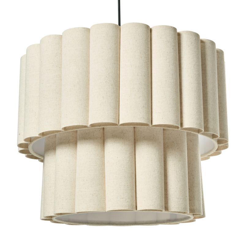 Lampa wisząca Belessa Len Jasnobeżowy 1 szt.