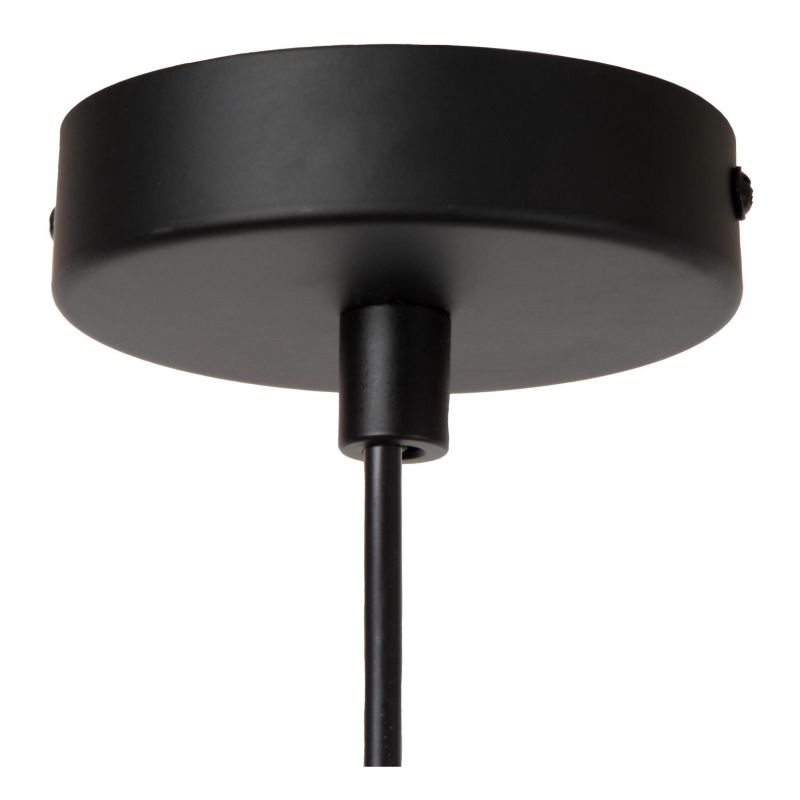 Lampa wisząca betonowy klosz Lucide NINJA różowo-czarna 1xE27x40W IP20 wym:120x19x16cm - 1 szt.