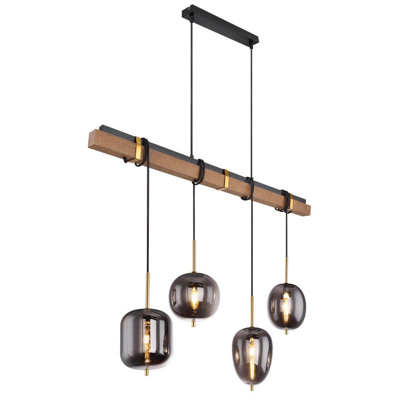 Lampa wisząca BLACKY 15345-4H Globo 1 szt.