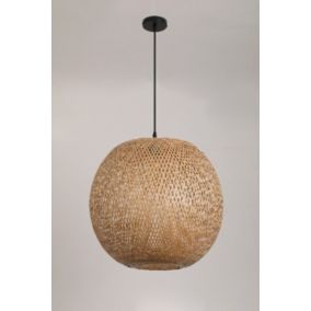 Lampa Wisząca Boho Bitavia Kobi Abażur 50cm 1szt.