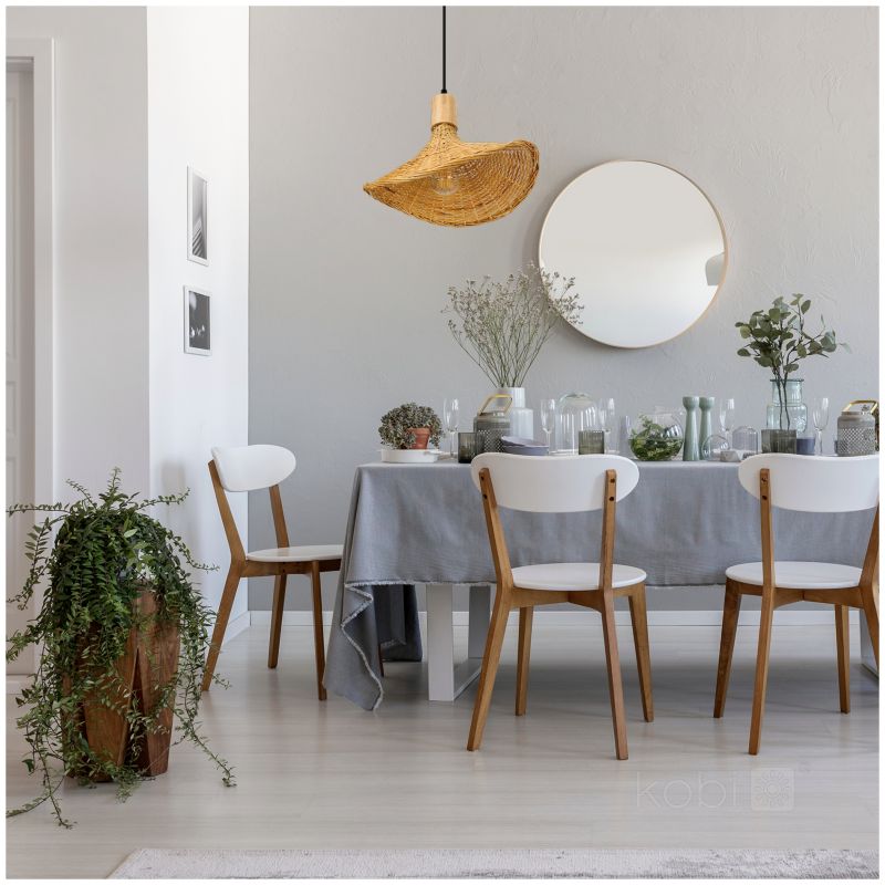 Lampa wisząca boho naturalna rattanowa pleciona ozdobna 1xE27 60W BOHO BIMINI Kobi 1 szt.