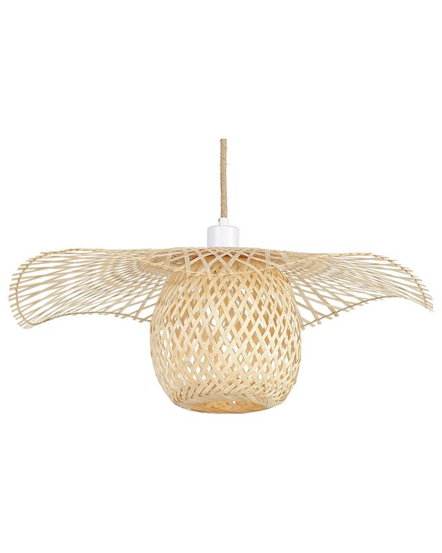 Lampa wisząca Bonito Drewno bambusowe Jasne drewno 1 szt.