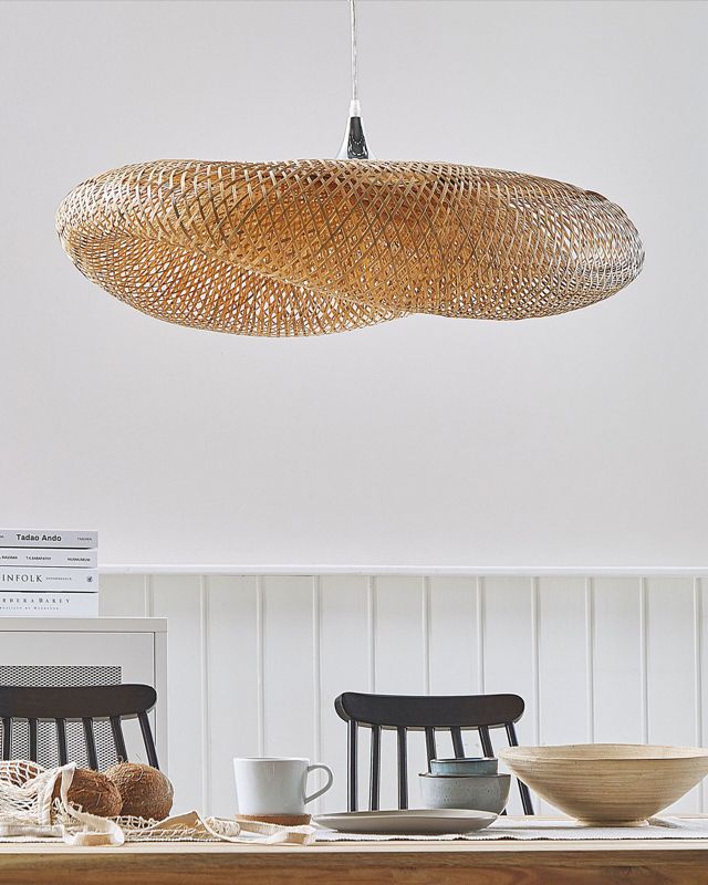 Lampa wisząca Boyne Drewno bambusowe Jasne drewno 1 szt.