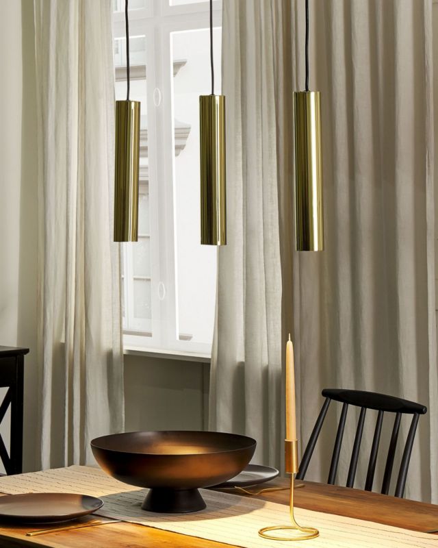 Lampa wisząca Brosna Metal Mosiężny 1 szt.