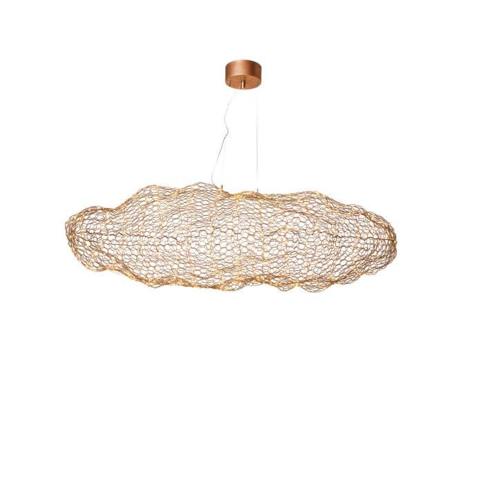 Lampa wisząca By Rydens Hayden 2500 mosiężno-złota designerska wbudowany LED 15W 1 szt.