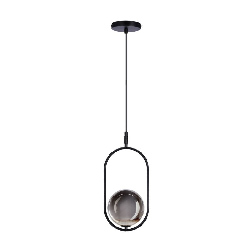 Lampa wisząca Candellux CORDEL czarna 1xG9x10W IP20 wym:120x18,5x14cm - 1 szt.