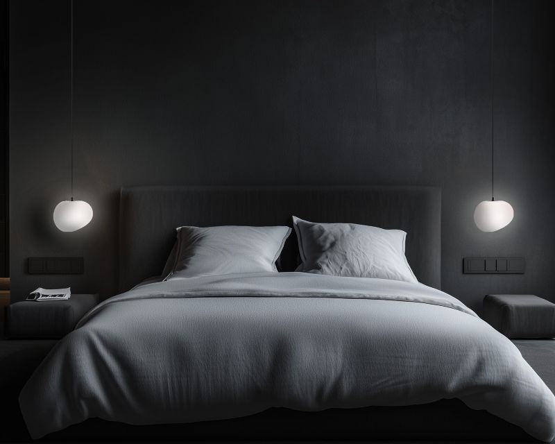 Lampa wisząca Candellux Stones biało-czarna wym: 120 x 20 x 20 cm 1xE27 x 40W 1 szt.