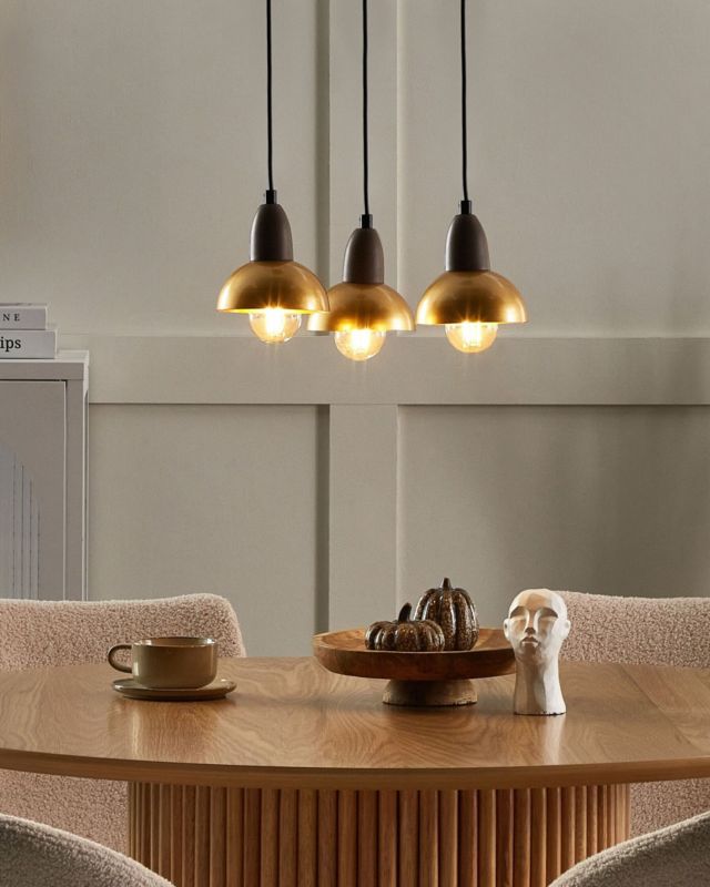 Lampa wisząca Castaly Metal Mosiężny 1 szt.