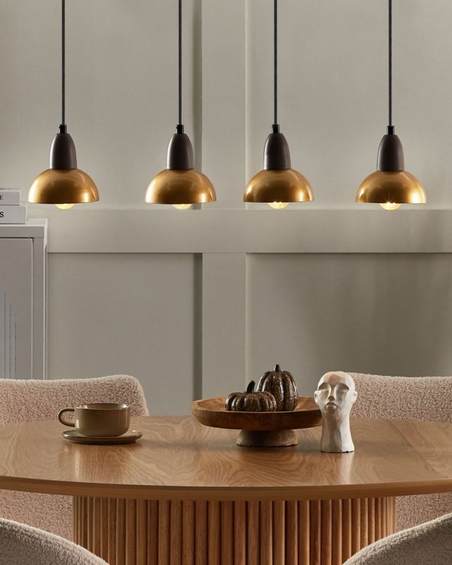 Lampa wisząca Castaly Metal Mosiężny 1 szt.