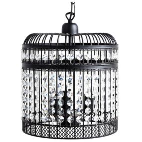 Lampa wisząca Celon Metal Czarny 1 szt.