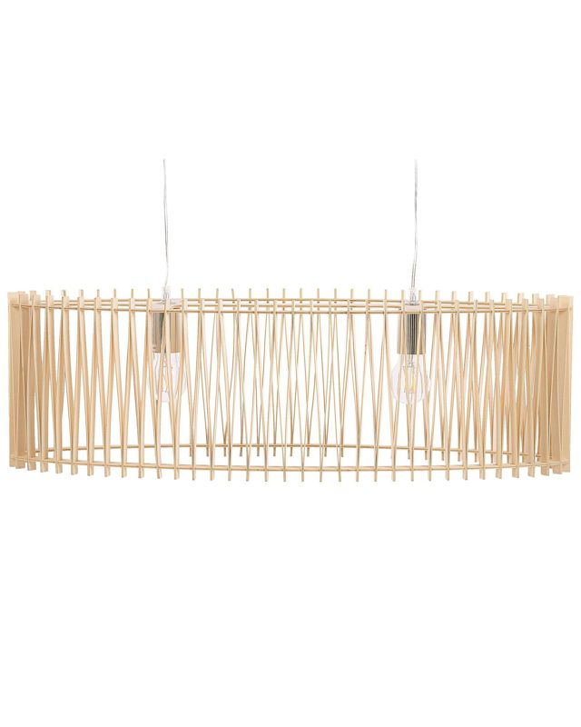 Lampa wisząca Chari Jasne drewno 1 szt.