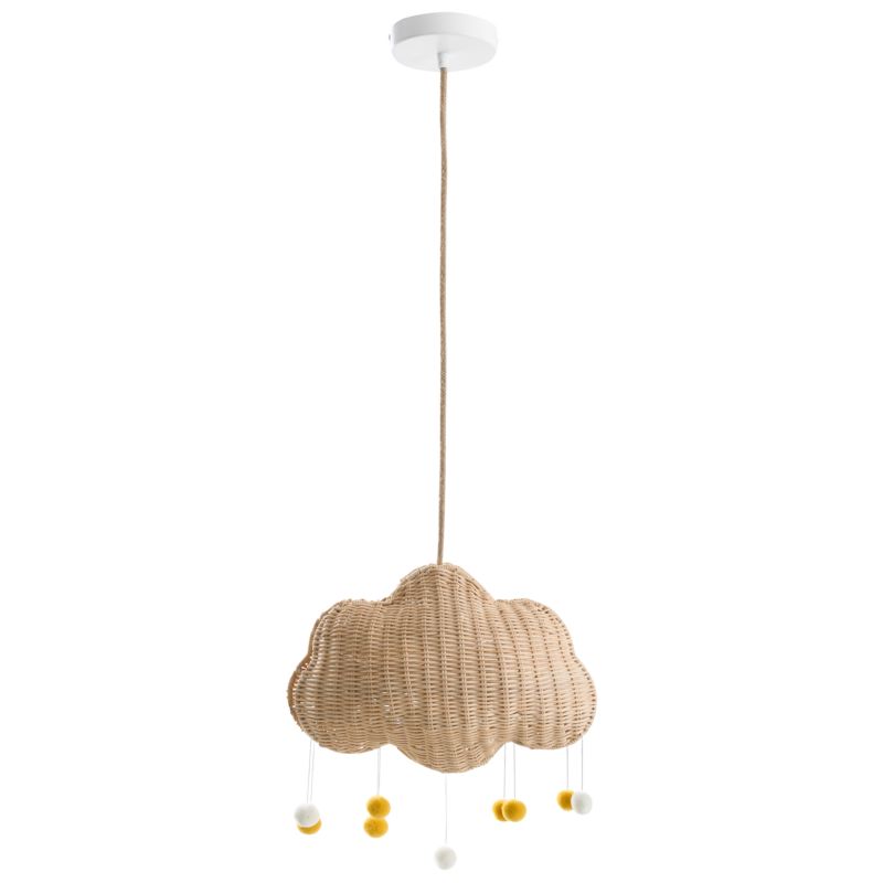 Lampa wisząca Chmurka Onon Rattan Naturalny 1 szt.
