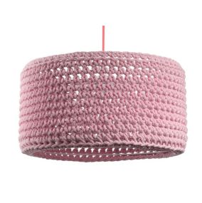 Lampa wisząca COTTON 40 BPS KONCEPT różowa 1 szt
