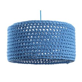 Lampa wisząca COTTON 40  niebieska