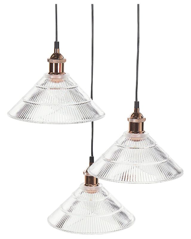 Lampa wisząca Curone Szkło Miedziany 1 szt.
