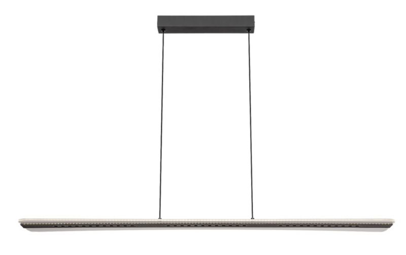 Lampa wisząca długa listwa świetlna Rabalux Norael czarna LED 40W 3000KK 2600lm IP20 wym:120x100x15cm - 1 szt.