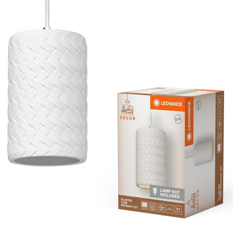 Lampa Wisząca Decor Ledvance Lampa Sufitowa Dekoracyjna E27 Biały 1 szt.