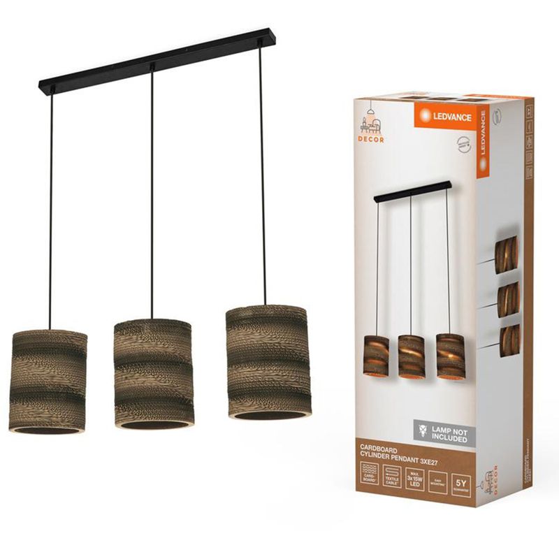 Lampa Wisząca Decor Ledvance Lampa Sufitowa Dekoracyjna E27 Brązowy Karton 1 szt.