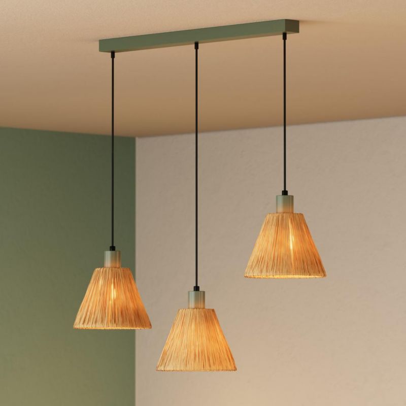 Lampa Wisząca Decor Ledvance Lampa Sufitowa Dekoracyjna E27 Brązowy Zielony 1 szt.