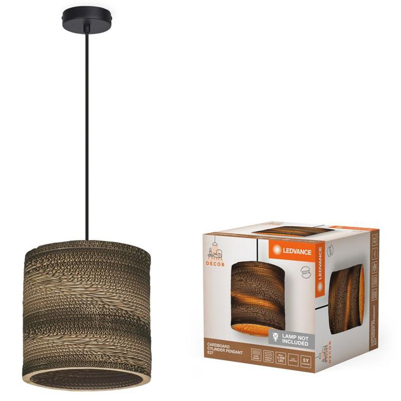 Lampa Wisząca Decor Ledvance Lampa Sufitowa Dekoracyjna E27 Zwis Brązowy Karton 1 szt.