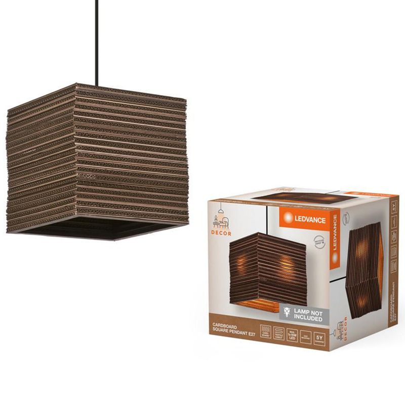 Lampa Wisząca Decor Ledvance Lampa Sufitowa Dekoracyjna E27 Zwis Brązowy Karton 1 szt.