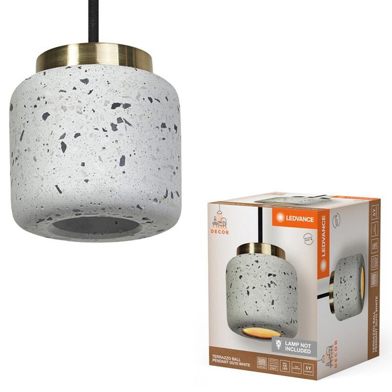 Lampa Wisząca Decor Ledvance Lampa Sufitowa Dekoracyjna GU10 Zwis Biały 1 szt.