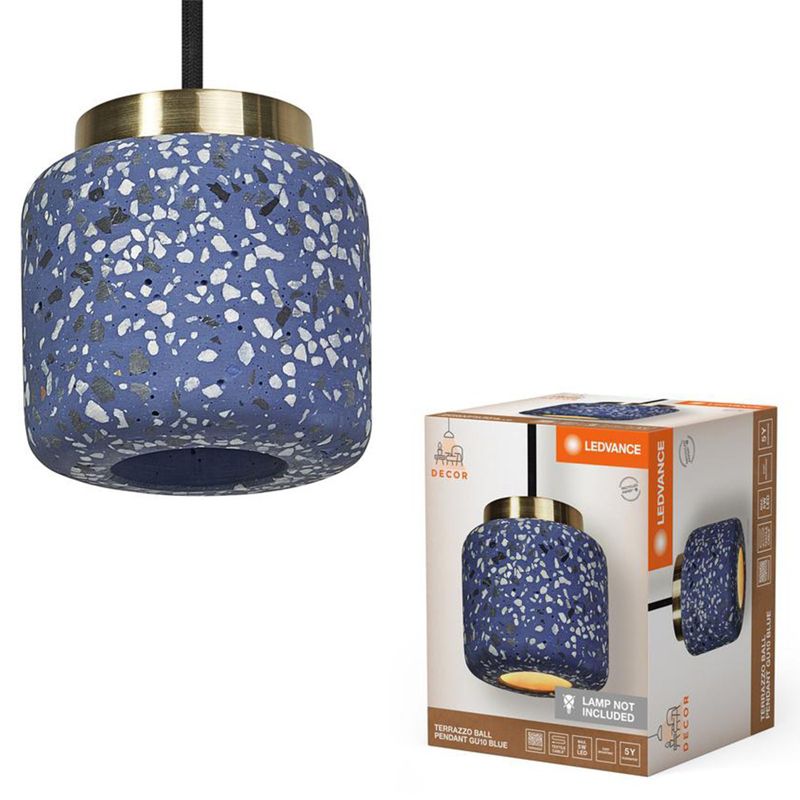 Lampa Wisząca Decor Ledvance Lampa Sufitowa Dekoracyjna GU10 Zwis Niebieski 1 szt.