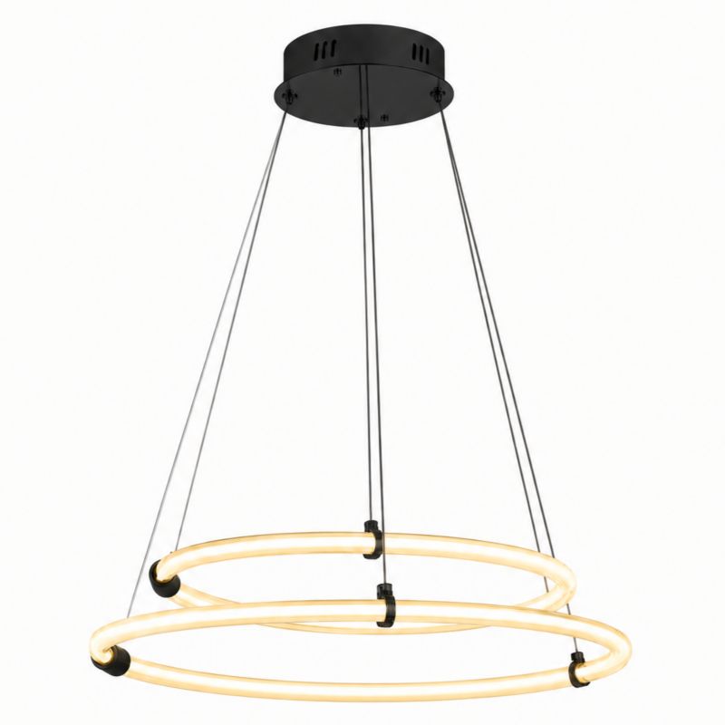 Lampa Wisząca Decor Ledvance Lampa Sufitowa Dekoracyjna LED 21W 2400lm 3000K Ściemnialna Zwis Szary 1 szt.