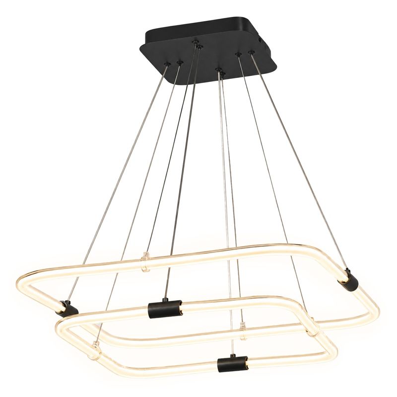 Lampa Wisząca Decor Ledvance Lampa Sufitowa Dekoracyjna LED 23W 2500lm 3000K Ściemnialna Szary 1 szt.