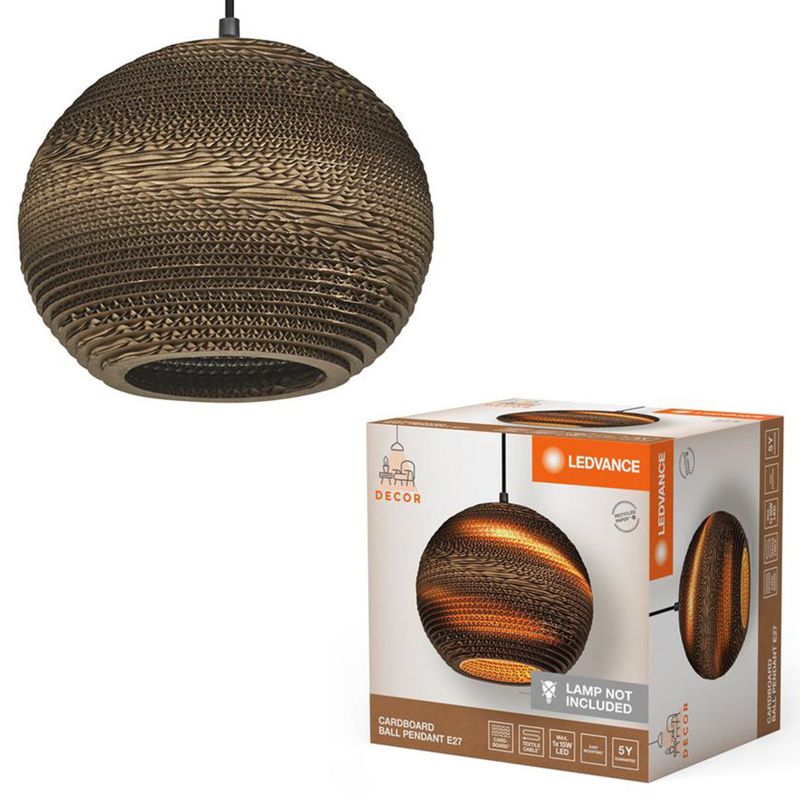 Lampa Wisząca Decor Ledvance Lampa Sufitowa E27 Zwis Brązowy Karton 1 szt.