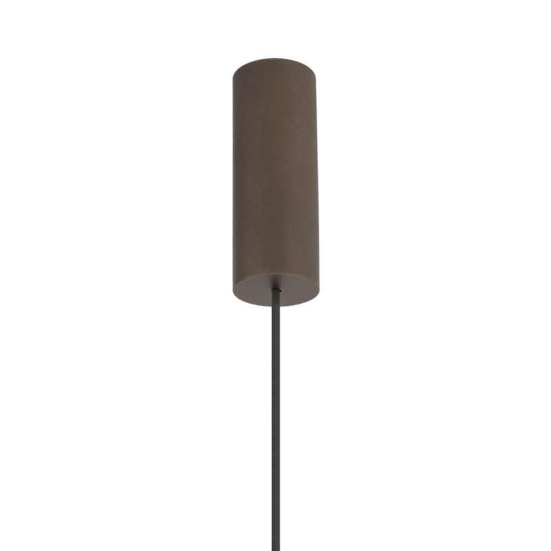 Lampa wisząca dekoracyjna czarna 65cm czekoladowa podsufitka 1xE27 25W AMARELA Nowodvorski 1 szt.