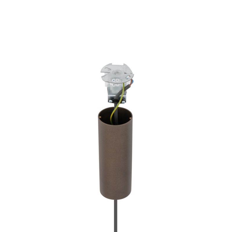 Lampa wisząca dekoracyjna czarna 65cm czekoladowa podsufitka 1xE27 25W AMARELA Nowodvorski 1 szt.