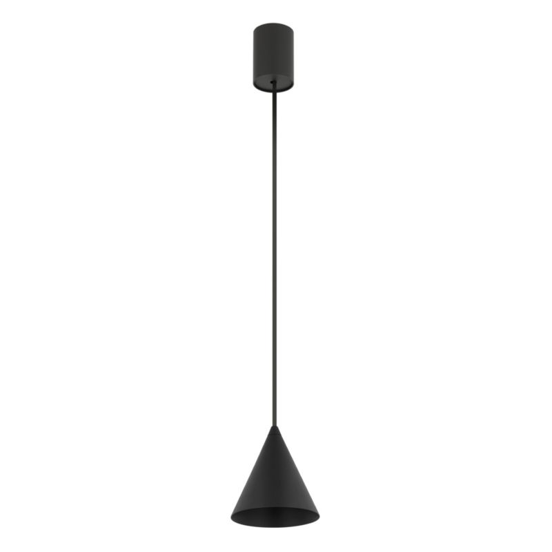 Lampa wisząca dekoracyjna czarna stożek 11cm 1xGU10 10W ZENITH Nowodvorski 1 szt.