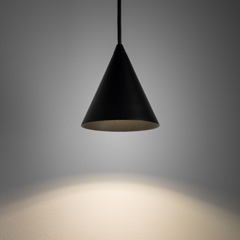 Lampa wisząca dekoracyjna czarna stożek 11cm 1xGU10 10W ZENITH Nowodvorski 1 szt.
