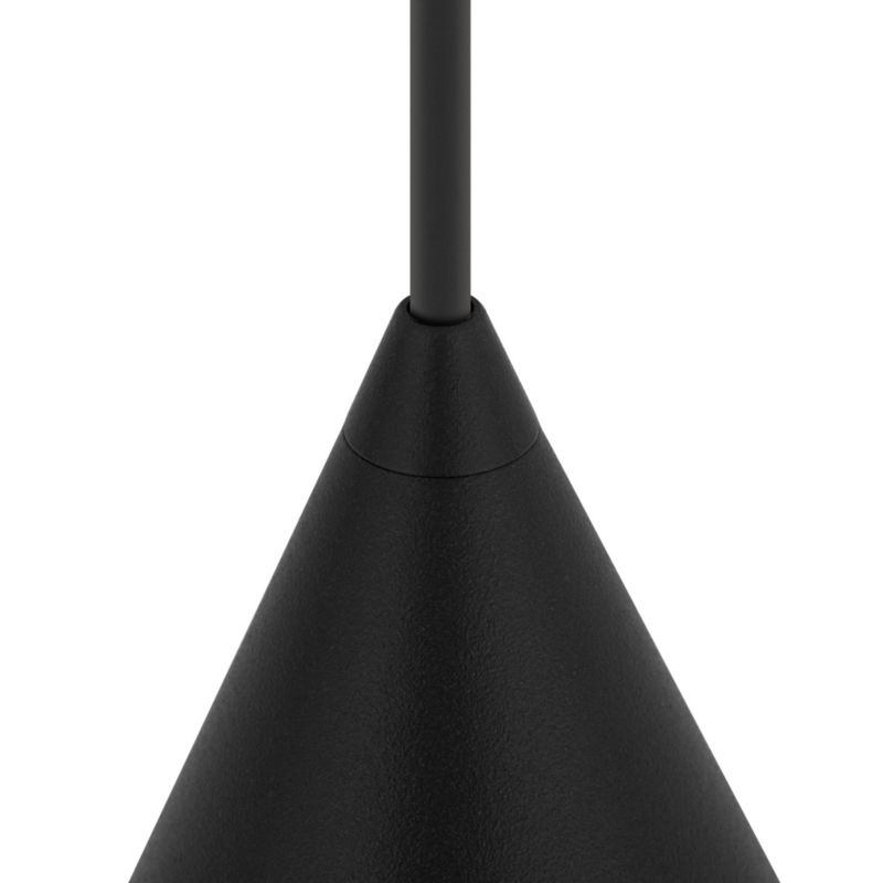 Lampa wisząca dekoracyjna czarna stożek 11cm 1xGU10 10W ZENITH Nowodvorski 1 szt.