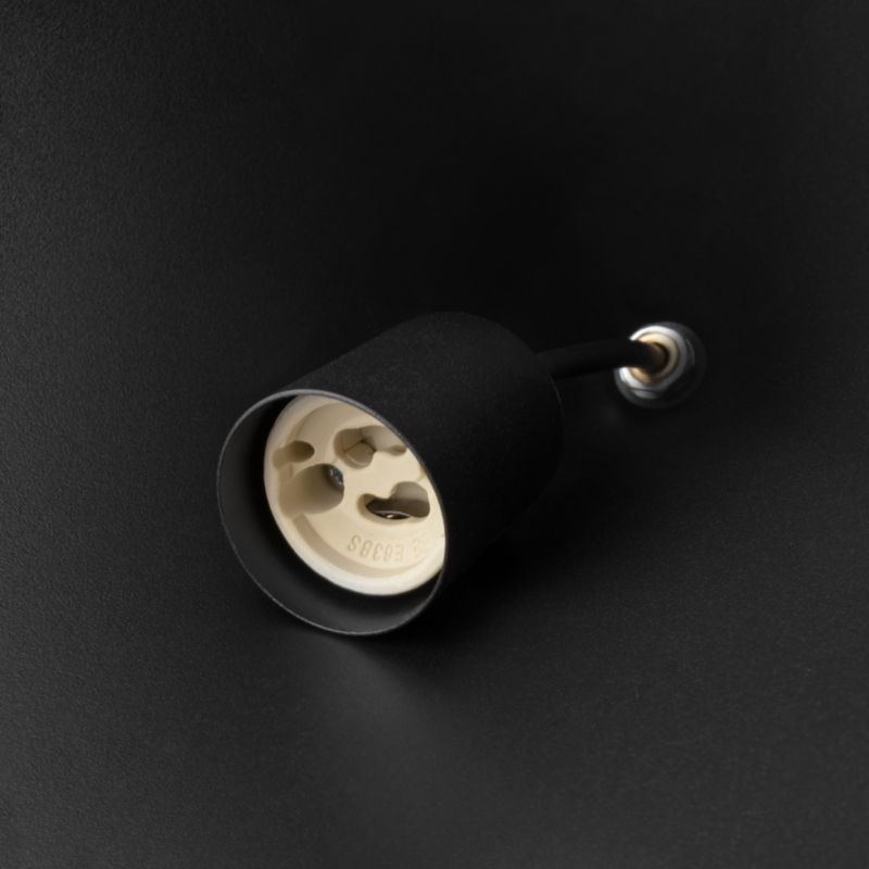 Lampa wisząca dekoracyjna czarna stożek 11cm 1xGU10 10W ZENITH Nowodvorski 1 szt.