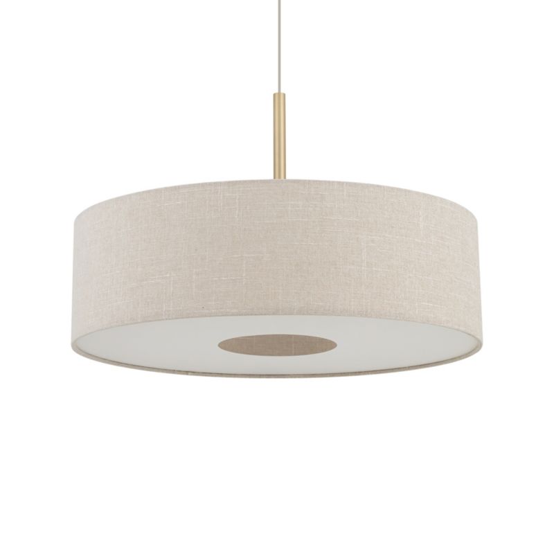 Lampa wisząca dekoracyjna kremowa 65cm złota podsufitka 1xE27 25W SANTANA Nowodvorski 1 szt.
