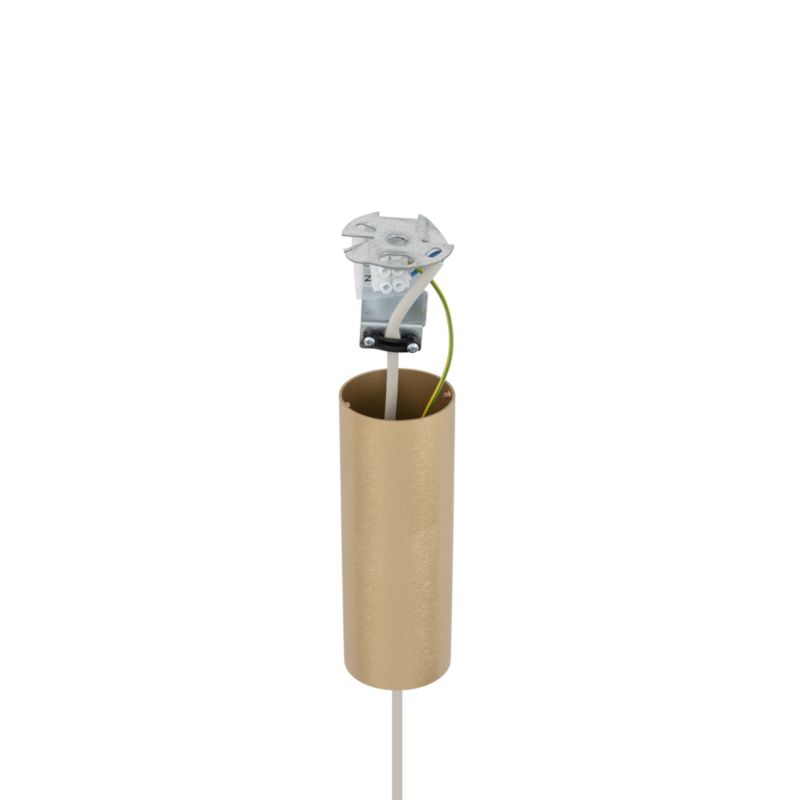 Lampa wisząca dekoracyjna kremowa 65cm złota podsufitka 1xE27 25W SANTANA Nowodvorski 1 szt.