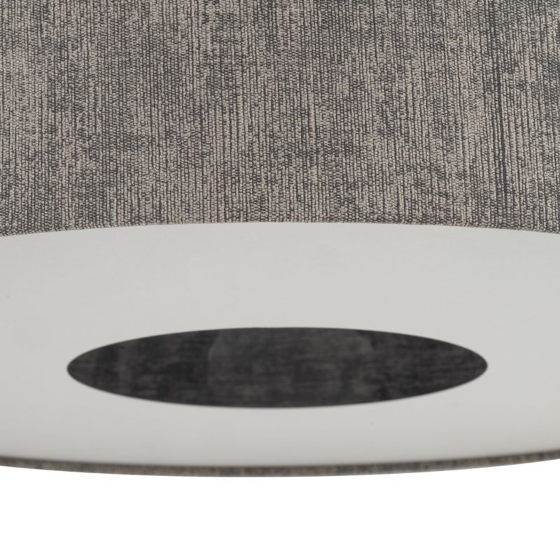 Lampa wisząca dekoracyjna szara klosz z tkaniny 50cm 1xE27 25W LAGO Nowodvorski 1 szt.