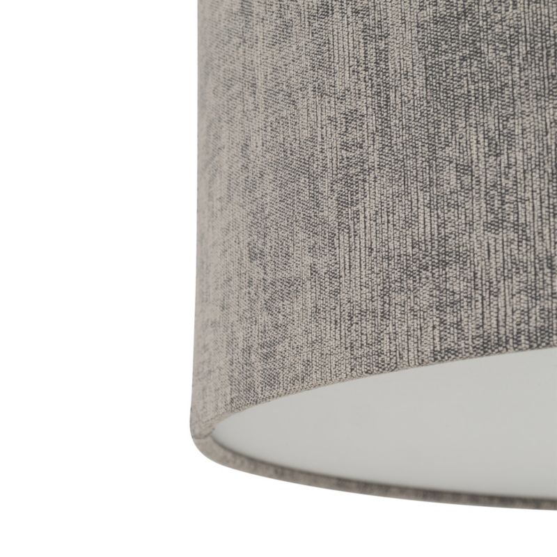Lampa wisząca dekoracyjna szara klosz z tkaniny 50cm 1xE27 25W LAGO Nowodvorski 1 szt.